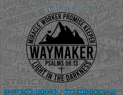Miracle Worker Promise Keeper 02 Decal