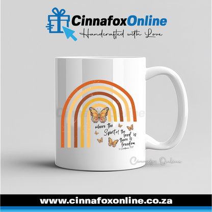 Where The Spirit Of The Lord Is There Is Freedom Mug