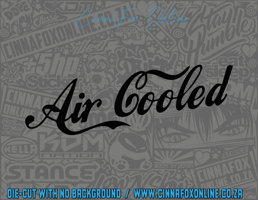 Air Cooled Cola Decal