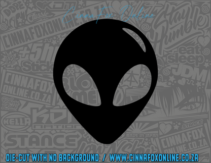 Alien Head Decal
