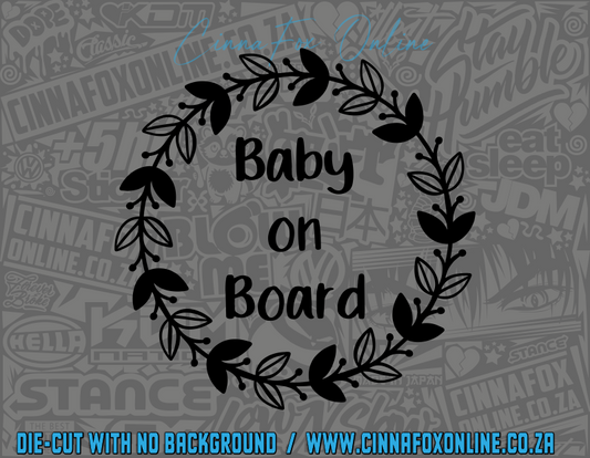 Baby On Board 01 Decal