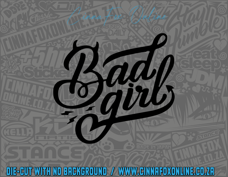 Bad Girl Decal