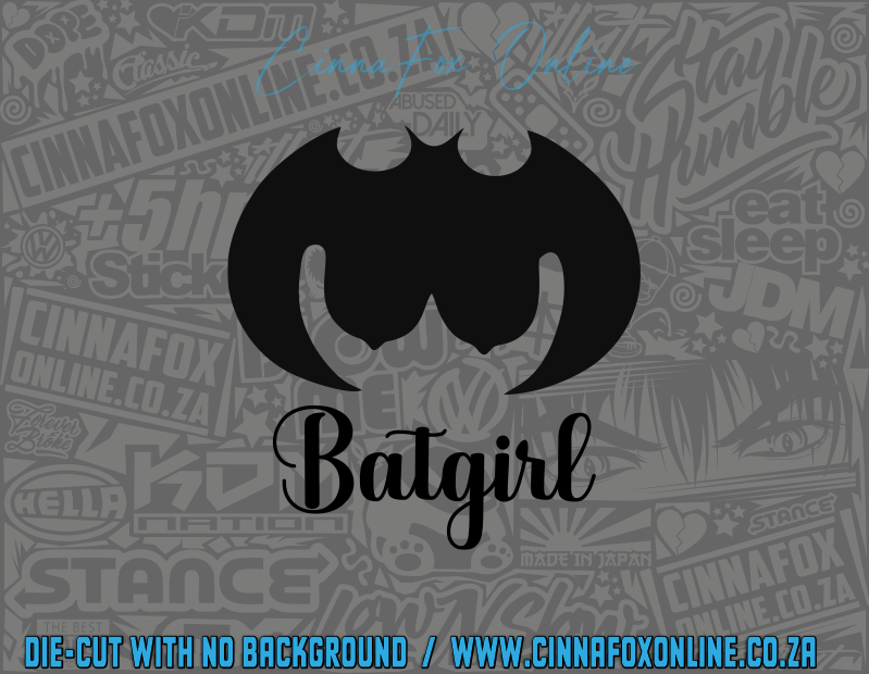 Bat Girl Decal