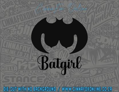 Bat Girl Decal