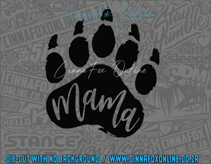 Mama Bear 03 Decal
