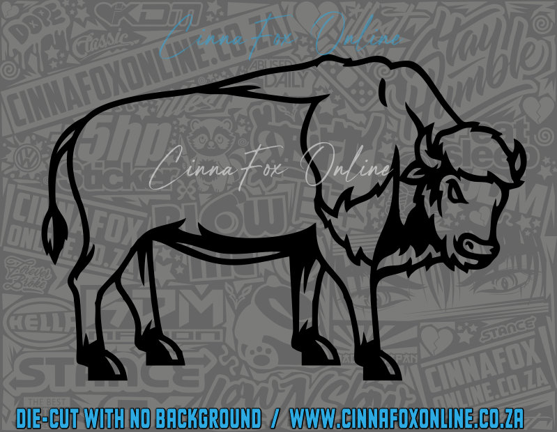 Bison Outline Decal