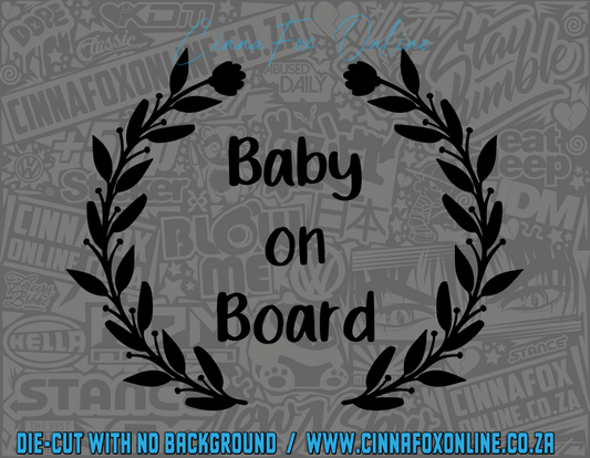 Baby On Board 03 Decal