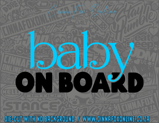 Baby On Board 09 Decal