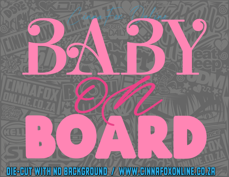 Baby On Board Decal