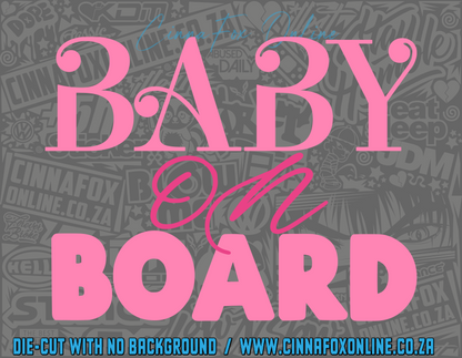 Baby On Board Decal