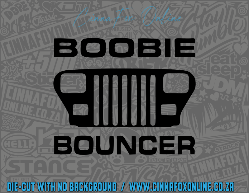 Boobie Bouncer Decal