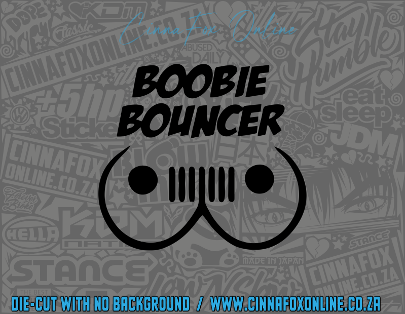 Boobie Bouncer 2 Decal