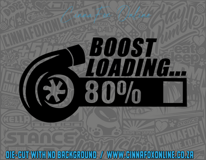 Boost Loading 80% Decal