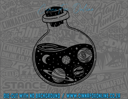 Galaxy Bottle Decal