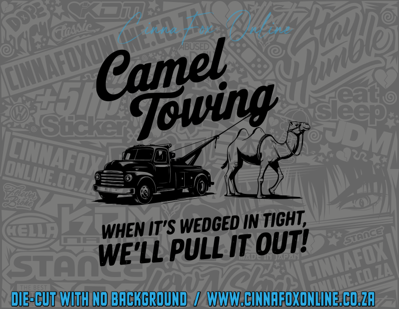 Camel Towing Decal