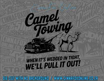 Camel Towing Decal
