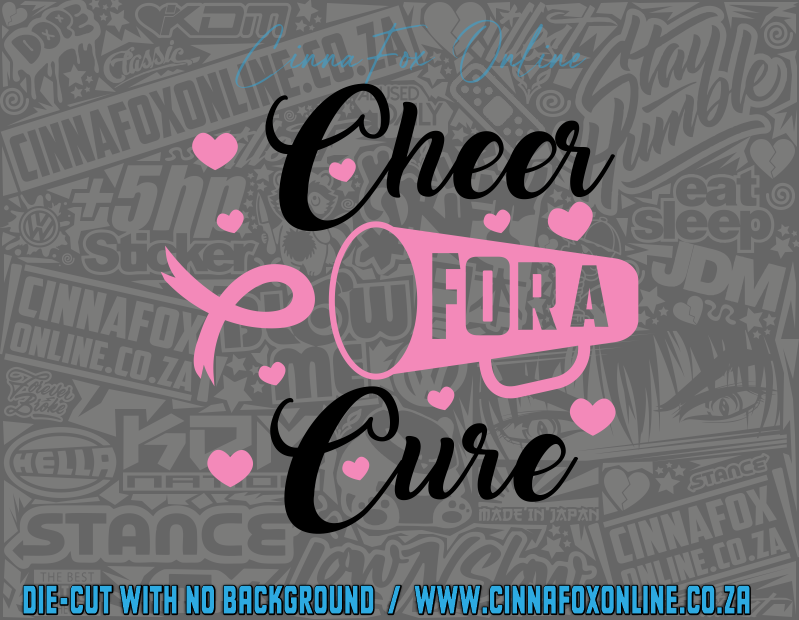 Cheer For A Cure Decal