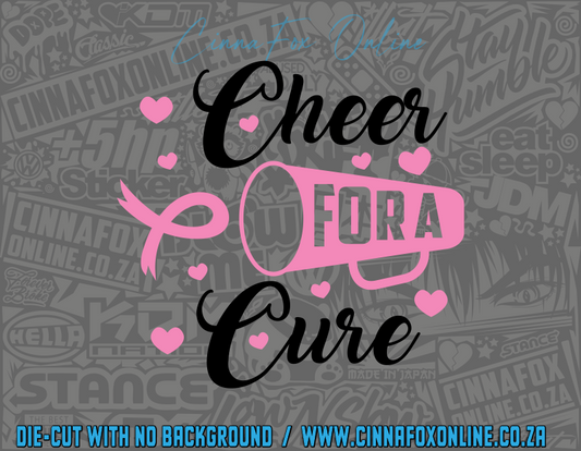 Cheer For A Cure Decal