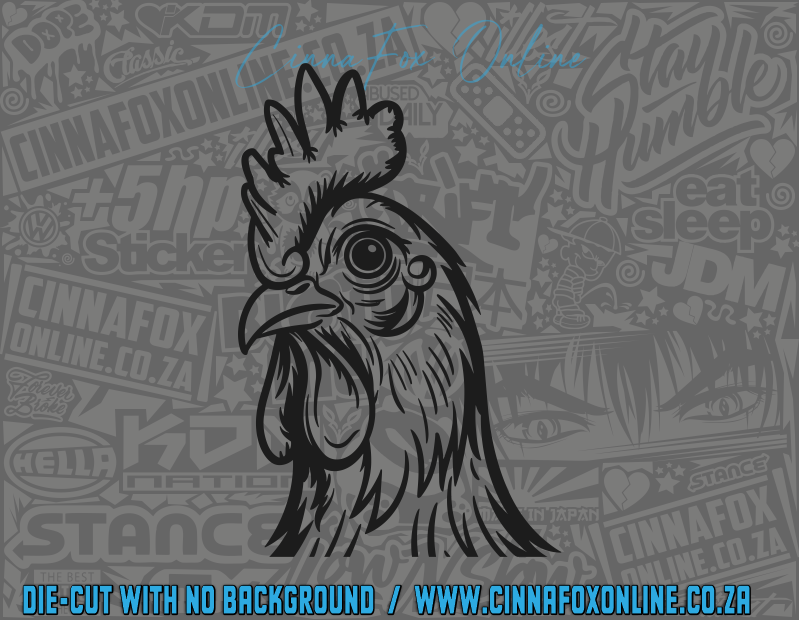 Chicken 10 Decal