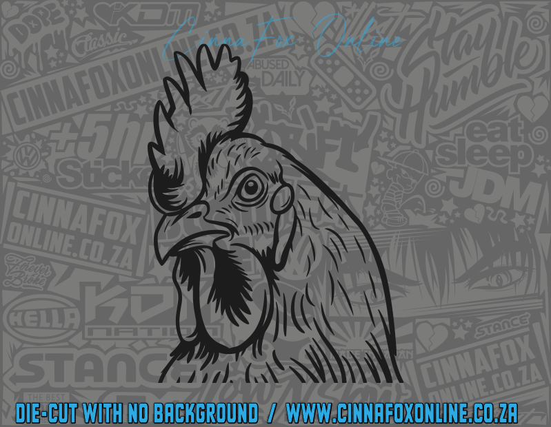 Chicken 12 Decal