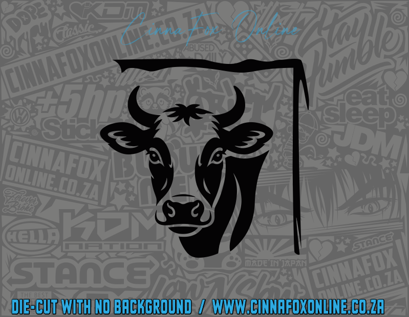 Cow Frame Decal