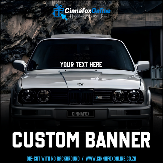 Custom Windshield Decal
