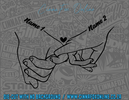 Custom Couples Decal