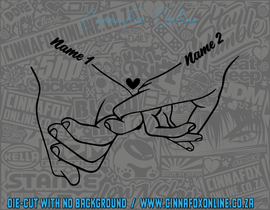 Custom Couples Decal