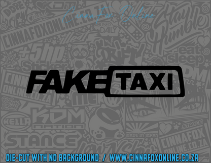 Fake Taxi Decal