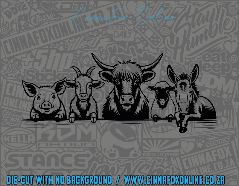 Farm Animals 01 Decal