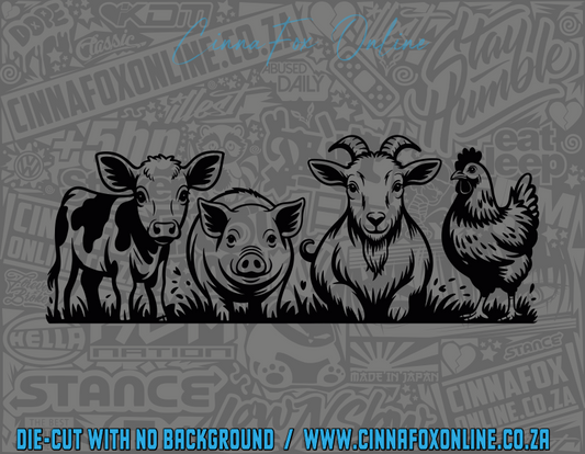 Farm Animals 11 Decal