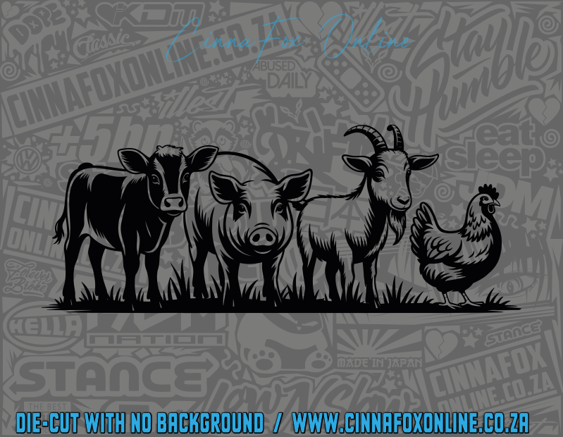 Farm Animals 13 Decal