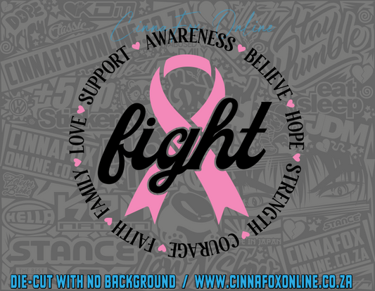 Fight - Cancer Decal