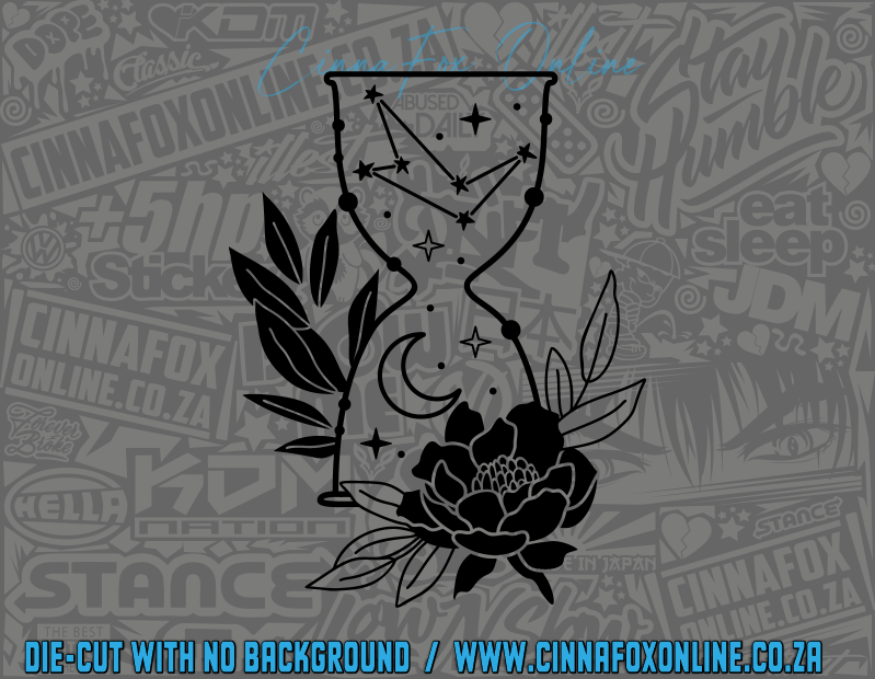 Celestial Hourglass Decal