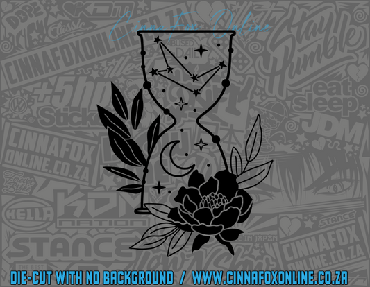 Celestial Hourglass Decal