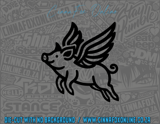Flying Pig Decal