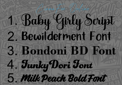 Polaroid Style Fridge Magnet With Text