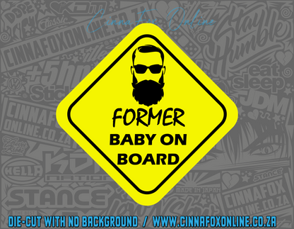 Former Baby On Board Decal Decal