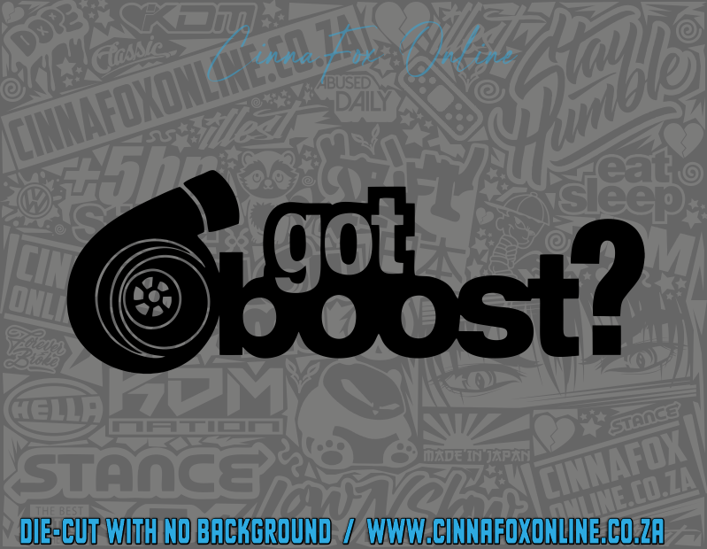 Got Boost? Decal