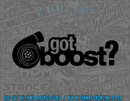 Got Boost? Decal
