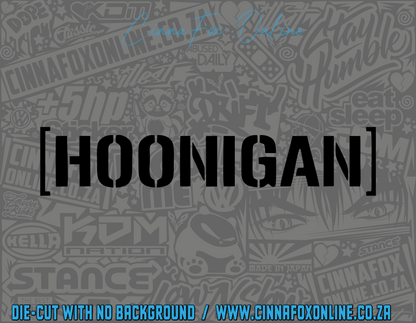 Hoonigan Decal