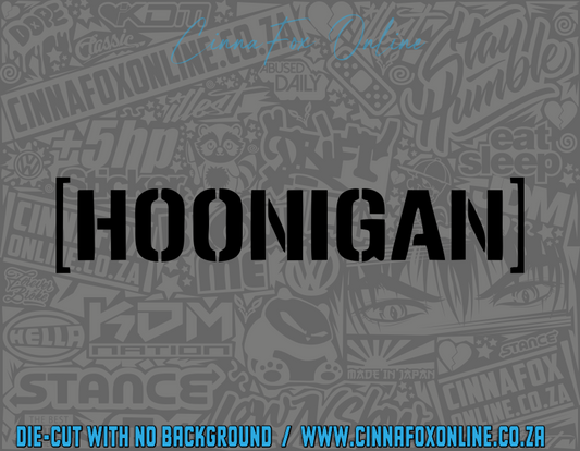Hoonigan Decal