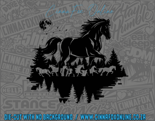 Horse Scenery Decal
