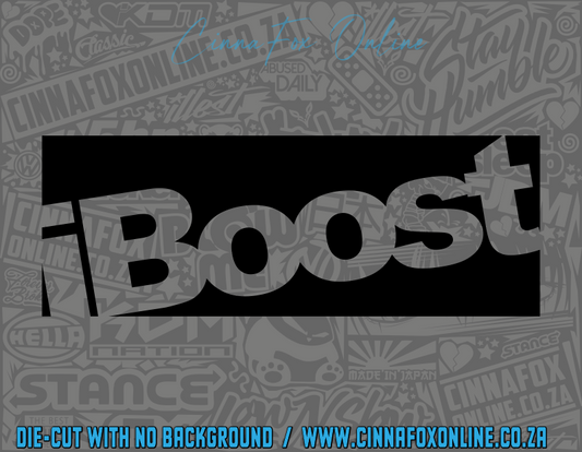 iBoost Decal