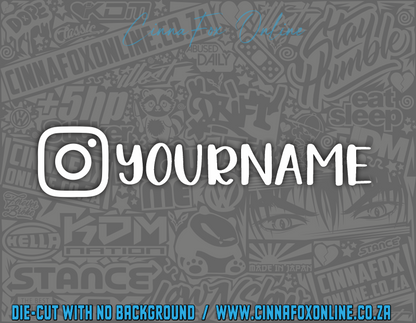 Instagram 01 Social Tag Decal