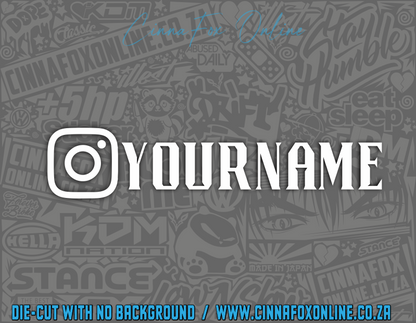 Instagram 02 Social Tag Decal
