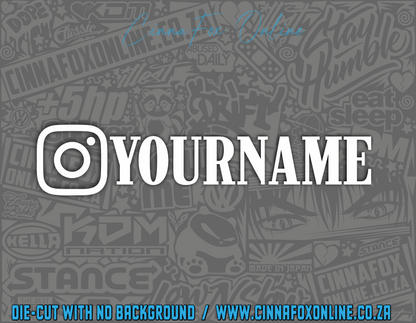 Instagram 03 Social Tag Decal