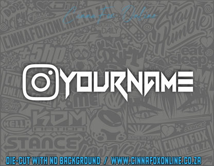 Instagram 04 Social Tag Decal