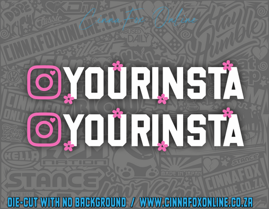 Sakura Instagram Social Tag Twin Pack 01