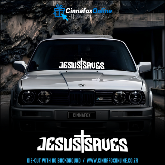 Jesus Saves Decal